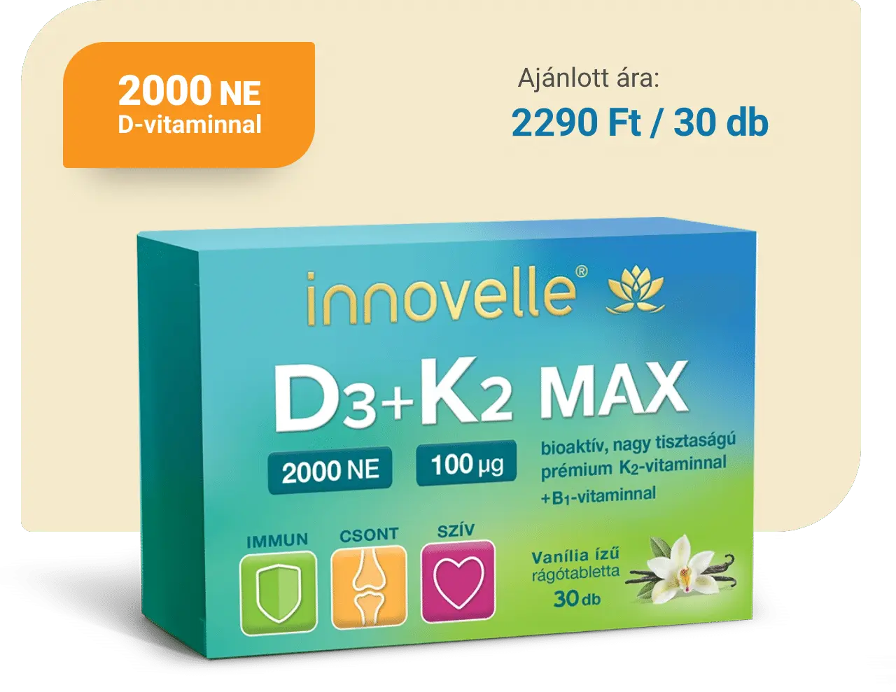 D3 vitamin K2 vitaminnal